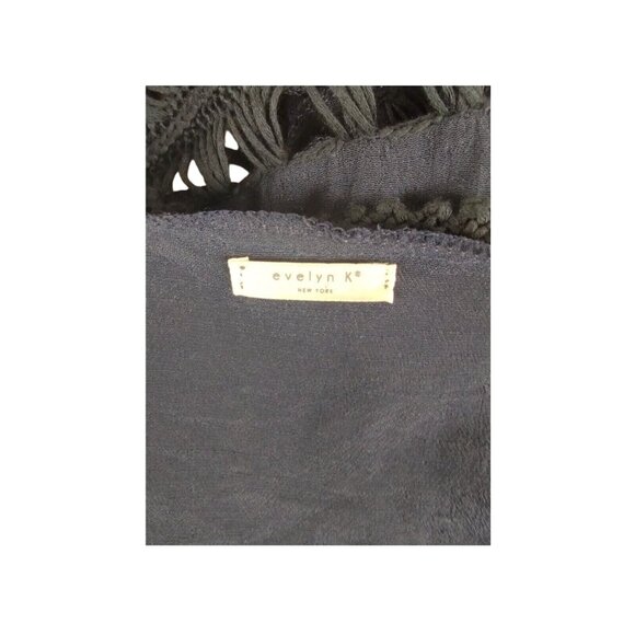 Anthropologie Womens One Size Evelyn K Tiered Boho Crochet Cover-up Kimono - Picture 7 of 8